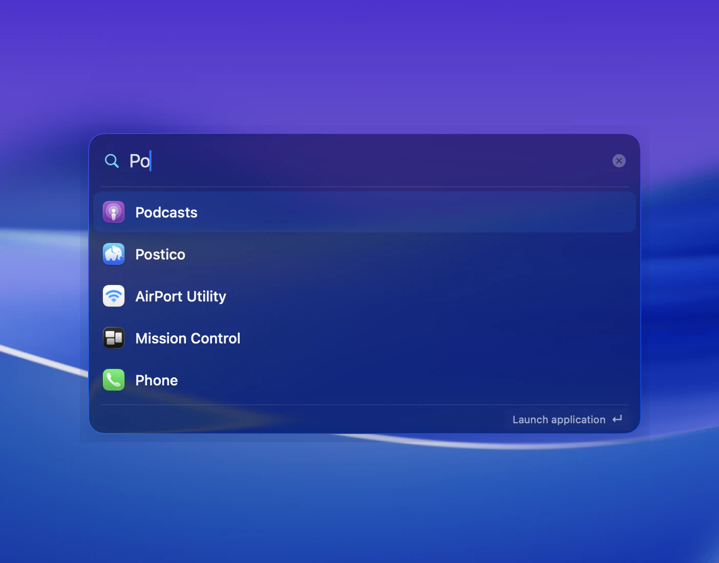 Conjuror in Apps mode